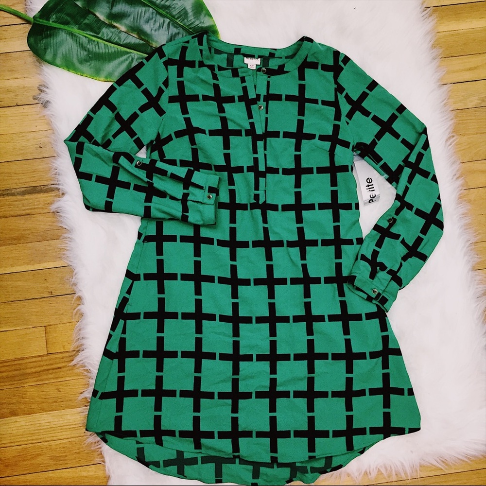 🚫SOLD🚫 NWT Merona Long Sleeved Shirt Dress